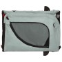 Haustier-Fahrradanhänger, Eisen-Oxford-Stoff, Grau, Schwarz von , Kinderwagen für Haustiere - Ref: Foro24-94014, Preis: 100,2...