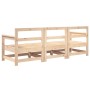 Garden furniture set 3 pieces solid pine wood by , Modular outdoor sofas - Ref: Foro24-825527, Price: 174,85 €, Discount: %