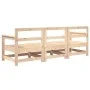 Gartenmöbel-Set 3-teilig aus massivem Kiefernholz von , Modulare Sofas für den Außenbereich - Ref: Foro24-825527, Preis: 168,...
