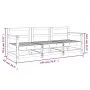 Gartenmöbel-Set 3-teilig aus massivem Kiefernholz von , Modulare Sofas für den Außenbereich - Ref: Foro24-825527, Preis: 168,...