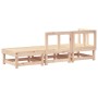 Gartenmöbel-Set 3-teilig aus massivem Kiefernholz von , Modulare Sofas für den Außenbereich - Ref: Foro24-825408, Preis: 137,...