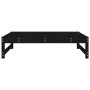 Gartenhocker aus massivem schwarzem Kiefernholz 120x80 cm von , Modulare Sofas für den Außenbereich - Ref: Foro24-825713, Pre...