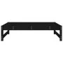 Gartenhocker aus massivem schwarzem Kiefernholz 120x80 cm von , Modulare Sofas für den Außenbereich - Ref: Foro24-825713, Pre...