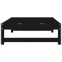 Gartenhocker aus massivem schwarzem Kiefernholz 120x80 cm von , Modulare Sofas für den Außenbereich - Ref: Foro24-825713, Pre...