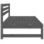 Central garden sofas 2 pcs gray pine wood 120x80 cm by , Modular outdoor sofas - Ref: Foro24-825718, Price: 215,55 €, Discoun...