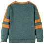 Dunkelgrün meliertes Kinder-Sweatshirt 116 von , Kinder-T-Shirts - Ref: Foro24-12666, Preis: 10,97 €, Rabatt: %
