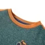 Dunkelgrün meliertes Kinder-Sweatshirt 116 von , Kinder-T-Shirts - Ref: Foro24-12666, Preis: 10,97 €, Rabatt: %