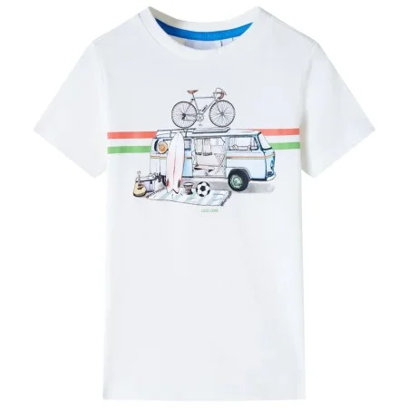Camiseta infantil color crudo 140 de , Camisetas para niños - Ref: Foro24-12038, Precio: 8,32 €, Descuento: %