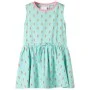Children's dress with light mint drawstring 140 by , Children's dresses - Ref: Foro24-11418, Price: 14,19 €, Discount: %