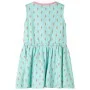 Children's dress with light mint drawstring 140 by , Children's dresses - Ref: Foro24-11418, Price: 14,19 €, Discount: %