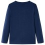 Navy blue melange long-sleeved children's t-shirt 104 by , Kids T-shirts - Ref: Foro24-12630, Price: 8,85 €, Discount: %