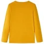 Camiseta infantil de manga larga color ocre 128 de , Camisetas para niños - Ref: Foro24-13077, Precio: 8,75 €, Descuento: %