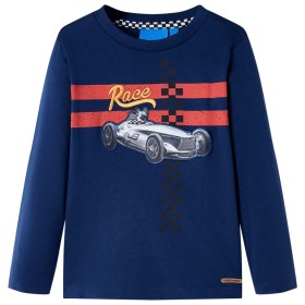 Marineblaues Langarm-T-Shirt für Kinder 104 von , Kinder-T-Shirts - Ref: Foro24-13080, Preis: 10,42 €, Rabatt: %