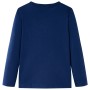 Camiseta infantil de manga larga azul marino 104 de , Camisetas para niños - Ref: Foro24-13080, Precio: 10,42 €, Descuento: %