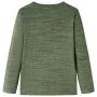 Langärmliges Kinder-T-Shirt in Khaki-Melange 140 von , Kinder-T-Shirts - Ref: Foro24-13193, Preis: 8,64 €, Rabatt: %