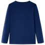Camiseta infantil de manga larga azul marino 128 de , Camisetas para niños - Ref: Foro24-13257, Precio: 10,22 €, Descuento: %