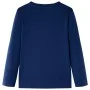 Navy blue long-sleeved children's t-shirt 128 by , Kids T-shirts - Ref: Foro24-13257, Price: 10,10 €, Discount: %