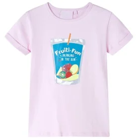 Zartrosa Kinder-T-Shirt 128 von , Kinder-T-Shirts - Ref: Foro24-10602, Preis: 8,24 €, Rabatt: %