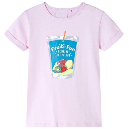 Camiseta infantil rosa suave 128 de , Camisetas para niños - Ref: Foro24-10602, Precio: 8,32 €, Descuento: %