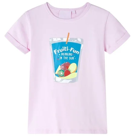 Soft pink children's t-shirt 128 by , Kids T-shirts - Ref: Foro24-10602, Price: 8,24 €, Discount: %