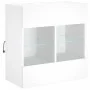 Mueble de TV de pared con luces LED blanco 58,5x30x60,5 cm de , Muebles TV - Ref: Foro24-837092, Precio: 56,94 €, Descuento: %