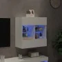 Mueble de TV de pared con luces LED blanco 58,5x30x60,5 cm de , Muebles TV - Ref: Foro24-837092, Precio: 56,94 €, Descuento: %