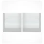 Mueble de TV de pared con luces LED blanco 58,5x30x60,5 cm de , Muebles TV - Ref: Foro24-837092, Precio: 56,94 €, Descuento: %