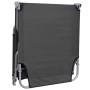 Tumbona plegable con respaldo ajustable gris de vidaXL, Tumbonas - Ref: Foro24-44293, Precio: 54,03 €, Descuento: %
