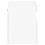 Mueble de TV de pared con luces LED blanco 40x30x40 cm de , Muebles TV - Ref: Foro24-837169, Precio: 43,26 €, Descuento: %