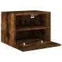 TV-Wandmöbel 2 Stück geräuchertes Eichenholz 40x30x30 cm von , TV-Möbel - Ref: Foro24-836849, Preis: 43,08 €, Rabatt: %