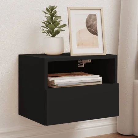 Mueble de pared para TV madera de ingeniería negro 40x30x30 cm de , Muebles TV - Ref: Foro24-836842, Precio: 31,38 €, Descuen...