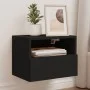 Mueble de pared para TV madera de ingeniería negro 40x30x30 cm de , Muebles TV - Ref: Foro24-836842, Precio: 31,38 €, Descuen...