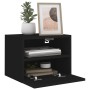 Schwarzer TV-Wandschrank aus Holzwerkstoff, 40 x 30 x 30 cm von , TV-Möbel - Ref: Foro24-836842, Preis: 32,85 €, Rabatt: %