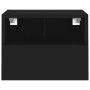 Schwarzer TV-Wandschrank aus Holzwerkstoff, 40 x 30 x 30 cm von , TV-Möbel - Ref: Foro24-836842, Preis: 32,85 €, Rabatt: %