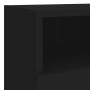 Schwarzer TV-Wandschrank aus Holzwerkstoff, 40 x 30 x 30 cm von , TV-Möbel - Ref: Foro24-836842, Preis: 32,85 €, Rabatt: %