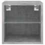 Mueble de TV de pared con luces LED gris hormigón 30x28,5x30 cm de , Muebles TV - Ref: Foro24-836979, Precio: 26,81 €, Descue...