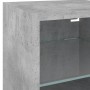 Mueble de TV de pared con luces LED gris hormigón 30x28,5x30 cm de , Muebles TV - Ref: Foro24-836979, Precio: 26,81 €, Descue...