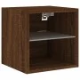 Wandmontierter TV-Schrank mit LED-Leuchten, braune Eiche, 30 x 28,5 x 30 cm von , TV-Möbel - Ref: Foro24-836985, Preis: 26,90...