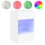 Mueble de TV de pared con luces LED blanco 40x30x60,5 cm de , Muebles TV - Ref: Foro24-837078, Precio: 43,11 €, Descuento: %