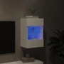 Mueble de TV de pared con luces LED blanco 40x30x60,5 cm de , Muebles TV - Ref: Foro24-837078, Precio: 43,62 €, Descuento: %