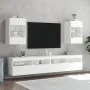 Mueble de TV de pared con luces LED blanco 40x30x60,5 cm de , Muebles TV - Ref: Foro24-837078, Precio: 43,11 €, Descuento: %