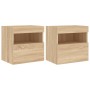 LED-Wandleuchten für TV-Schrank, 2 Stück, Sonoma-Eiche, 40 x 30 x 40 cm von , TV-Möbel - Ref: Foro24-837174, Preis: 59,54 €, ...