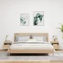 TV cabinet wall LED lights 2 pcs Sonoma Oak 40x30x40 cm by , TV Furniture - Ref: Foro24-837174, Price: 58,81 €, Discount: %