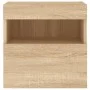 LED-Wandleuchten für TV-Schrank, 2 Stück, Sonoma-Eiche, 40 x 30 x 40 cm von , TV-Möbel - Ref: Foro24-837174, Preis: 58,81 €, ...
