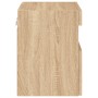 Muebles de TV de pared luces LED 2 uds roble Sonoma 40x30x40 cm de , Muebles TV - Ref: Foro24-837174, Precio: 59,51 €, Descue...