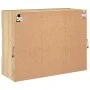 Wandmontierter TV-Schrank mit LED-Leuchten Sonoma-Eiche 78,5 x 30 x 60,5 cm von , TV-Möbel - Ref: Foro24-837101, Preis: 64,30...
