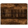 Mueble TV de pared con luces LED roble ahumado 78,5x30x60,5 cm de , Muebles TV - Ref: Foro24-837103, Precio: 64,93 €, Descuen...