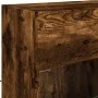 Mueble TV de pared con luces LED roble ahumado 78,5x30x60,5 cm de , Muebles TV - Ref: Foro24-837103, Precio: 63,92 €, Descuen...