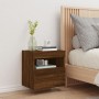 Wandmontierter TV-Schrank mit LED-Leuchten, braune Eiche, 40 x 30 x 40 cm von , TV-Möbel - Ref: Foro24-837181, Preis: 35,33 €...