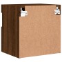 Wandmontierter TV-Schrank mit LED-Leuchten, braune Eiche, 40 x 30 x 40 cm von , TV-Möbel - Ref: Foro24-837181, Preis: 35,33 €...